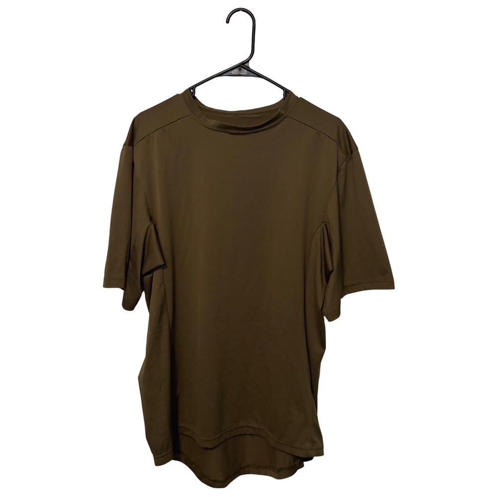 Orc Industries L1 T-Shirt Mens XL Long Brown Tactical Performance Short Sleeve